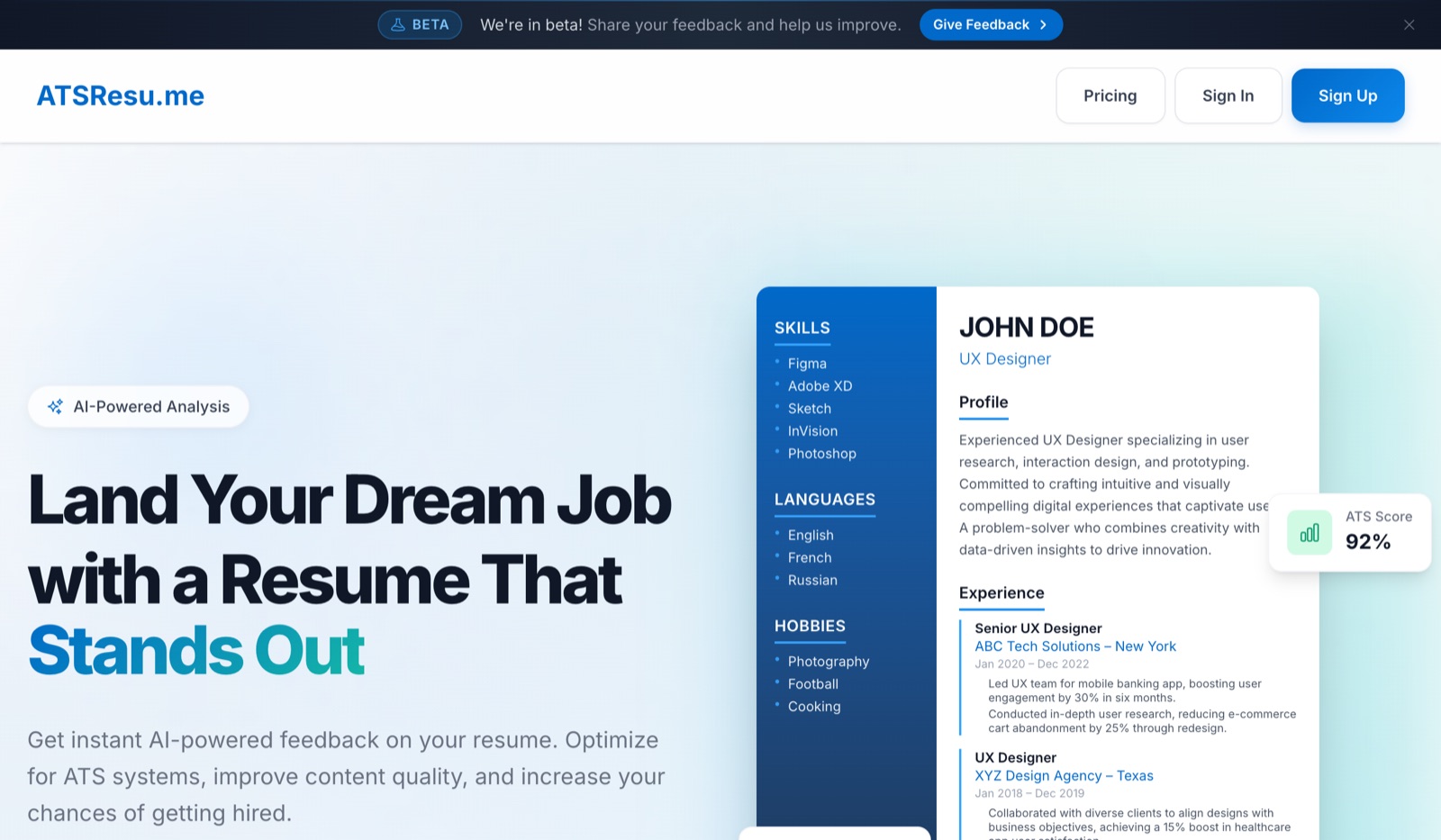 ATSResu.me product screenshot